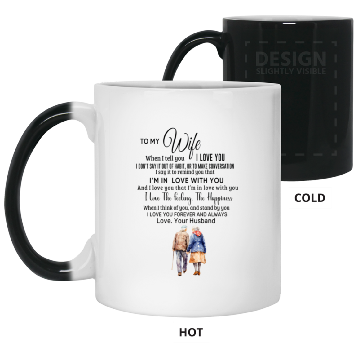 21150 11oz Color Changing Mug | "I'm In Love With You" 2-sided