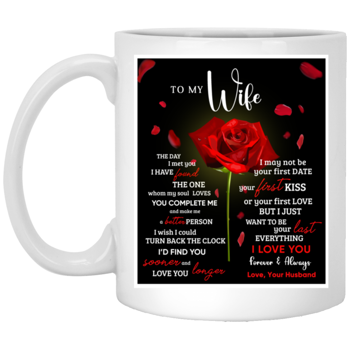 XP8434 11oz White Mug | To My Wife!