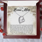 To My Bonus Mom | Forever Love Necklace with On Demand Message Card