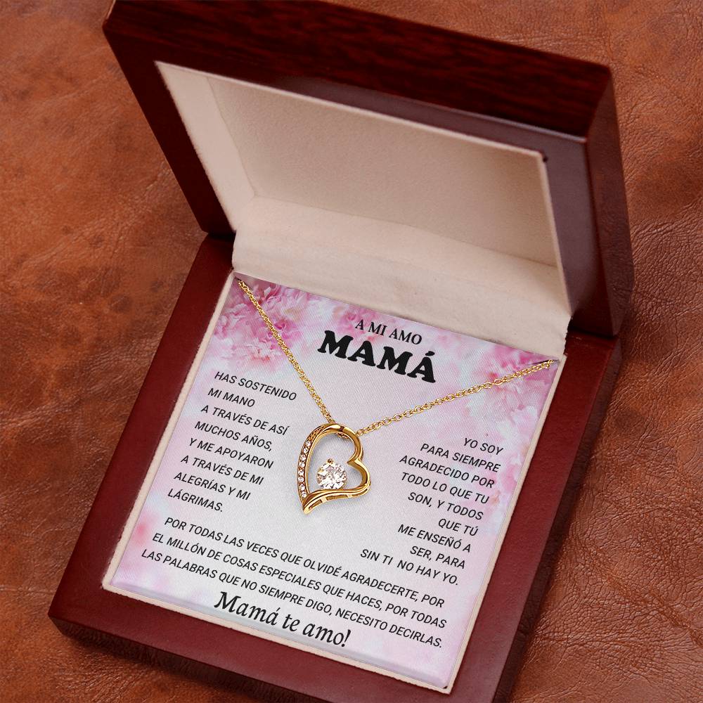 A MI AMO MAMA | Forever Love Necklace with On Demand Message Card