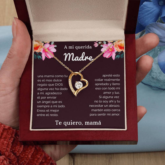 A mi querida Madre | Forever Love Necklace with On Demand Message Card