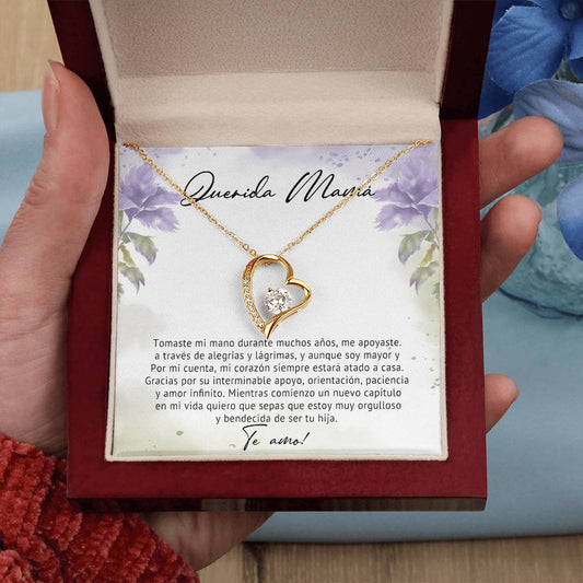 Querida Mama | Forever Love Necklace with On Demand Message Card