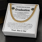 To Our Son | Graduation | Cuban Link Chain (OREO + LUX BOX + LENGTH EXTENSION)