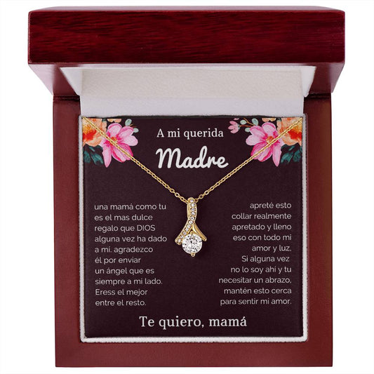 A mi querida Madre | Alluring Beauty Necklace (Yellow & White Gold Variants)