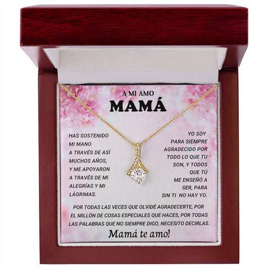 A MI AMO MAMA | Alluring Beauty Necklace (Yellow & White Gold Variants)