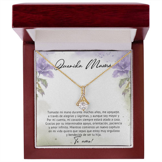 Querida Mama | Alluring Beauty Necklace (Yellow & White Gold Variants)