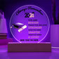 To Son or Daughter | Always Remember | Graduation | Acrylic Circle Plaque