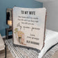 To My Wife-"My Queen Forever"-Grumpy Old Husband |Heirloom Woven Blanket 50"x60"