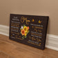 To My Beautiful Mom | Canvas | Assorted Sizes