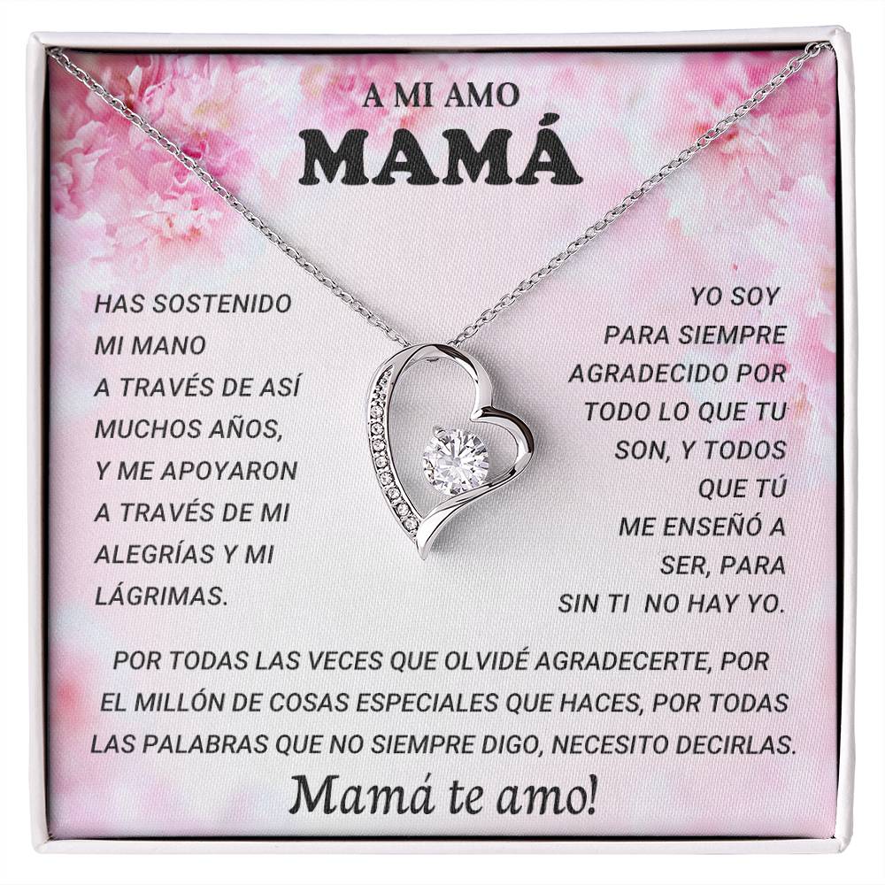 A MI AMO MAMA | Forever Love Necklace with On Demand Message Card