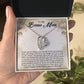 To My Bonus Mom | Forever Love Necklace with On Demand Message Card