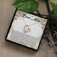 To My Bonus Mom | Forever Love Necklace with On Demand Message Card